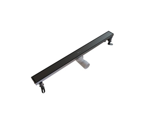Душевой трап линейный Knotlor SDRW0700GM, вороненая сталь