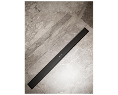 Душевой трап линейный Knotlor SDRW0700BL, матовый черный