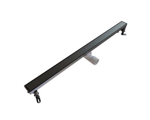 Душевой трап линейный Knotlor SDRW0900GM, вороненая сталь