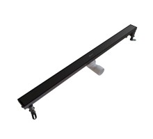 Душевой трап линейный Knotlor SDRW0900BL, матовый черный