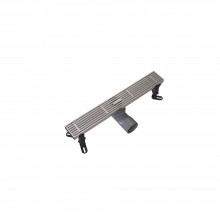 Душевой трап линейный Knotlor SDRW0400LBS, матовая сталь