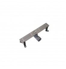 Душевой трап линейный Knotlor SDRW0400LBS, матовая сталь