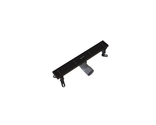 Душевой трап линейный Knotlor SDRW0400LBL, матовый черный
