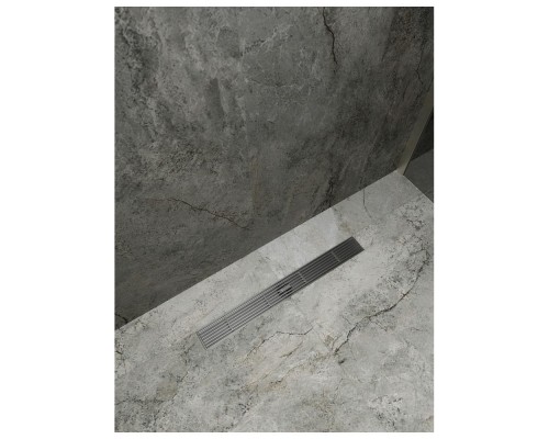 Душевой трап линейный Knotlor SDRW0500LBS, матовая сталь