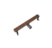 Душевой трап линейный Knotlor SDRW0500LRB, бронза