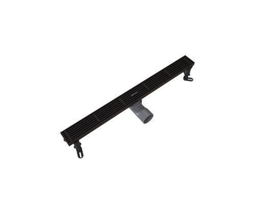 Душевой трап линейный Knotlor SDRW0600LBL, матовый черный