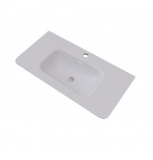 Раковина встраиваемая Knotlor ГРАЦИЯ FWB110900WY, матовый белый, 90 см