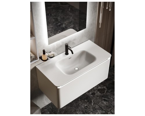 Раковина встраиваемая Knotlor ГРАЦИЯ FWB110900WY, матовый белый, 90 см