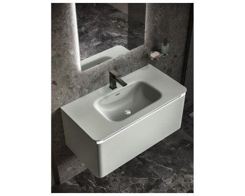 Раковина встраиваемая Knotlor ГРАЦИЯ FWB110900BEM, серый шелк, 90 см