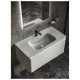 Раковина встраиваемая Knotlor ГРАЦИЯ FWB110900BEM, серый шелк, 90 см