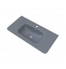 Раковина встраиваемая Knotlor ГРАЦИЯ FWB110900GRM, графит, 90 см