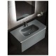Раковина встраиваемая Knotlor ГРАЦИЯ FWB110900GRM, графит, 90 см