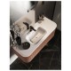 Раковина встраиваемая Knotlor ОБЛАКО FWB211200WY, матовый белый, 120 см
