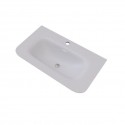 Раковина встраиваемая Knotlor ЦВЕТЕНИЕ FWB310800WY, матовый белый, 80 см