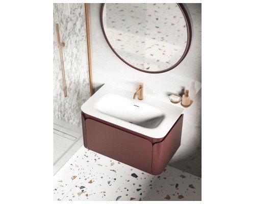 Раковина встраиваемая Knotlor ЦВЕТЕНИЕ FWB310800WY, матовый белый, 80 см