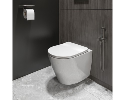 Унитаз подвесной Knotlor WC490WG, белый