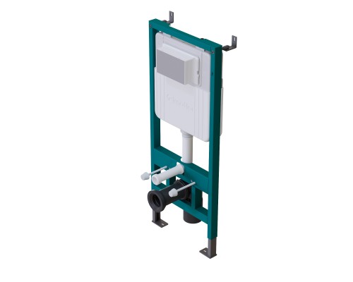 Инсталляция для подвесного унитаза Knotlor ISWC505FG (серия 1), бирюзовый