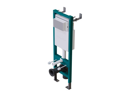 Инсталляция для подвесного унитаза Knotlor ISWC402FG (серия 1), бирюзовый