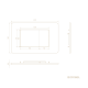 Клавиша смыва Knotlor BIS106BL, черный  (серия 1)