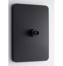 Верхний душ KNOTLOR LA-12/BL, черный