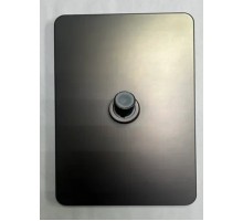 Верхний душ KNOTLOR LA-10/GM, вороненая сталь