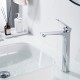 Смеситель для раковины высокий Shevanik S4211, хром