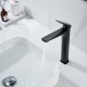Смеситель для раковины высокий Shevanik S4211H, черный