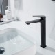 Смеситель для раковины высокий Shevanik S4211H, черный
