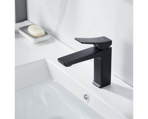 Смеситель для раковины Shevanik S4401H, черный