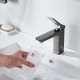 Смеситель для раковины Shevanik S4401T, оружейная сталь