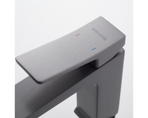 Смеситель для раковины Shevanik S4401T, оружейная сталь