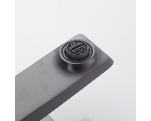 Смеситель для раковины Shevanik S4401T, оружейная сталь
