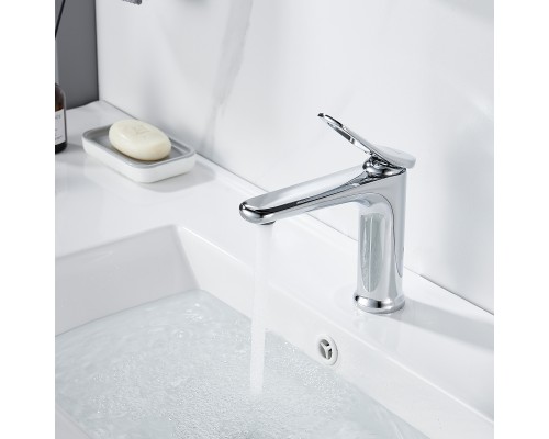 Смеситель для раковины Shevanik S4701, хром