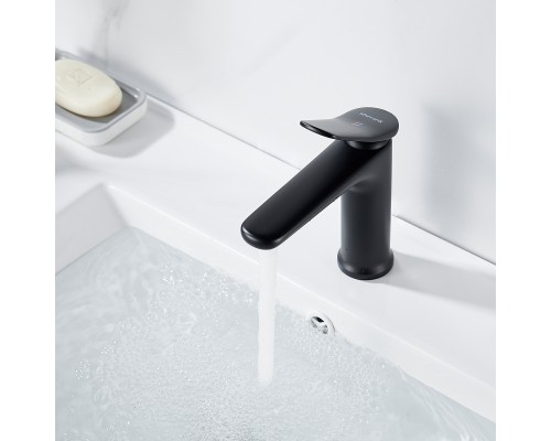 Смеситель для раковины Shevanik S4701H, черный