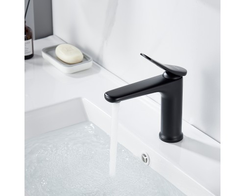 Смеситель для раковины Shevanik S4701H, черный