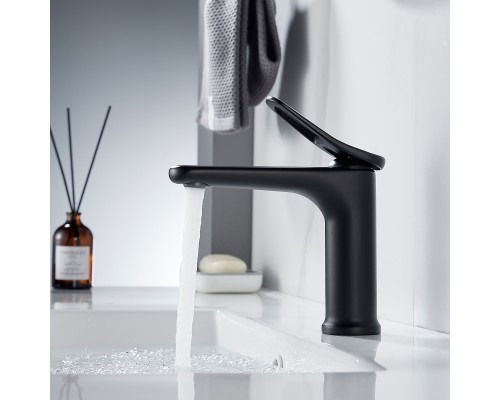 Смеситель для раковины Shevanik S4701H, черный