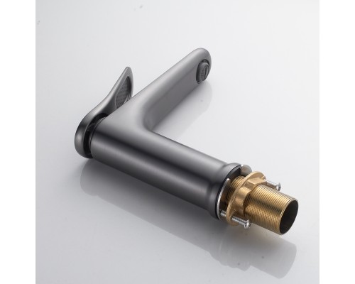 Смеситель для раковины Shevanik S4701T, оружейная сталь