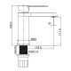 Смеситель для раковины Maretti Форо FR32RF328, хром