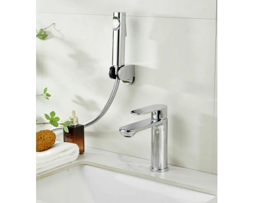 Смеситель для раковины с гигиеническим душем Maretti Флоренция FLG32RF70, хром