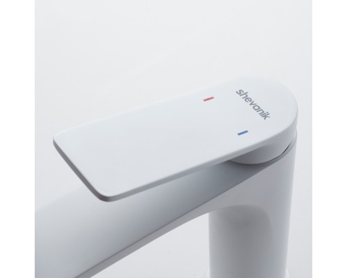 Смеситель для раковины Shevanik S4101C, белый