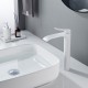 Смеситель для раковины высокий Shevanik S4111C, белый