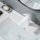 Смеситель для раковины Shevanik S4001C, белый