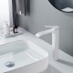 Смеситель для раковины высокий Shevanik S4011C, белый