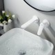 Смеситель для раковины встраиваемый Shevanik S4341C, белый