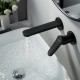 Смеситель для раковины встраиваемый Shevanik S4341H, черный