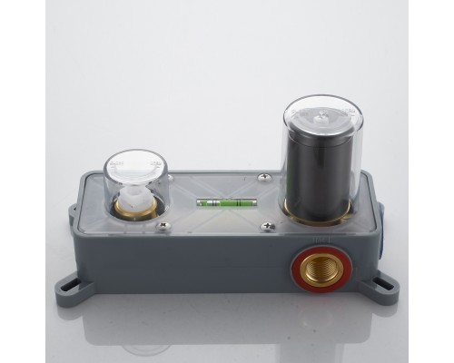 Смеситель для раковины встраиваемый Shevanik S4341T, оружейная сталь