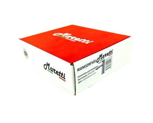 Смеситель для раковины Maretti Ритта-ГМ RIGM32RF505, оружейная сталь