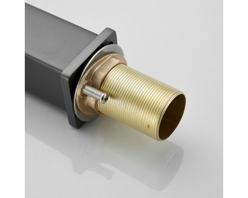 Смеситель для раковины BELZ B10709-3, оружейная сталь