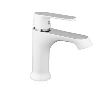 Смеситель для раковины Frap F1031, белый/хром