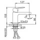 Смеситель для раковины Frap F1046, хром